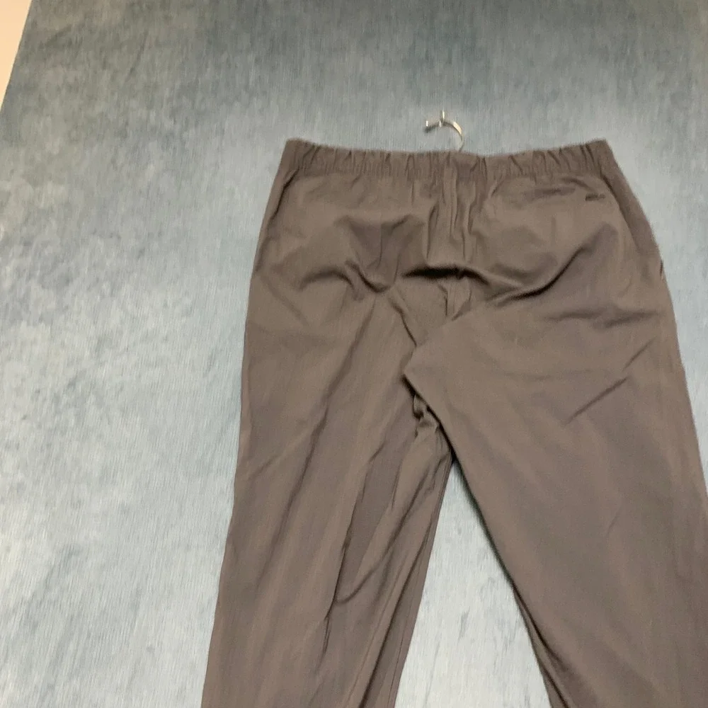Rei Cooperative Chino Pants Mens 36Wx32L Gray Comfort Drawstring Tapered Leg